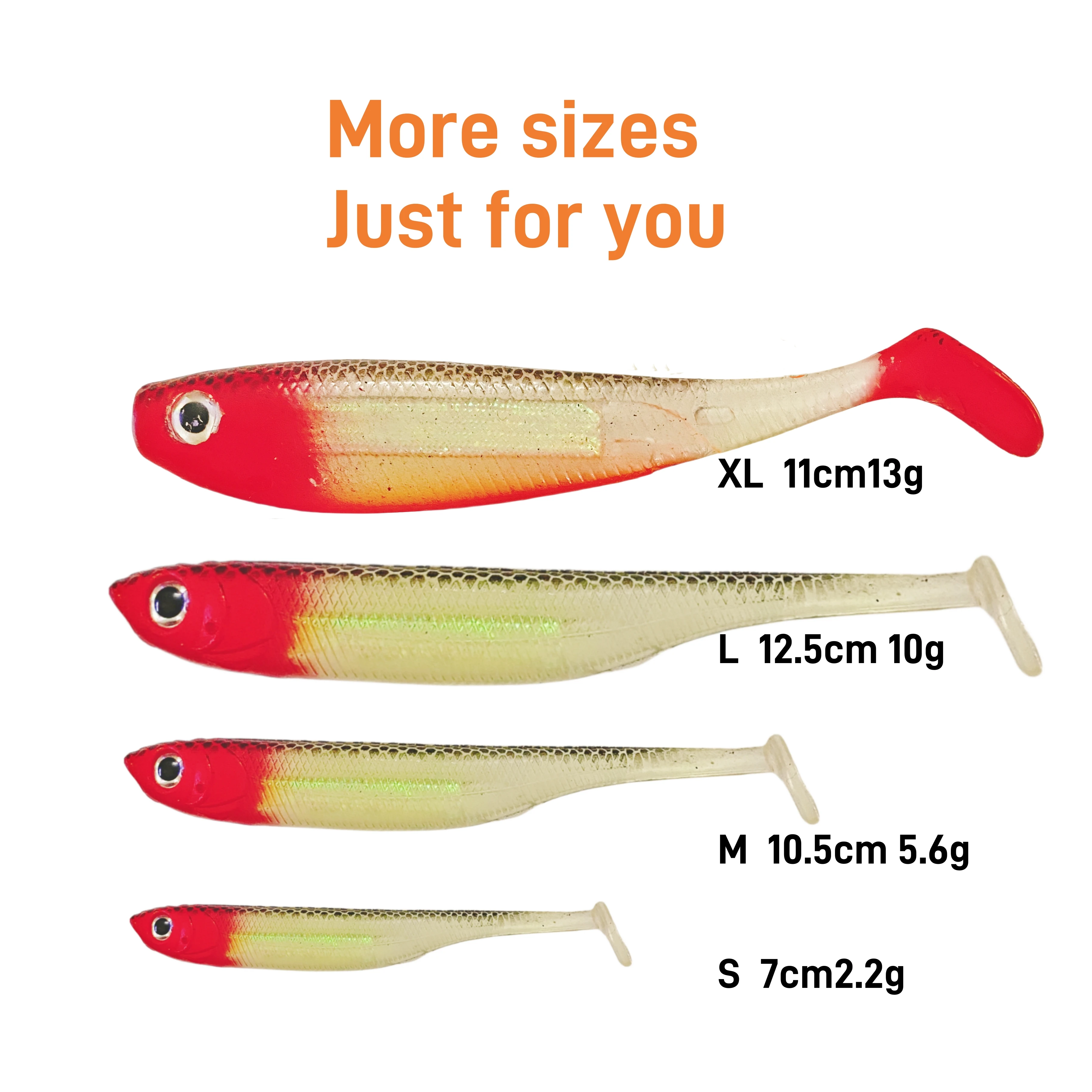 ¡Descubre el tamaño perfecto de cebo de pesca para su próxima aventura!