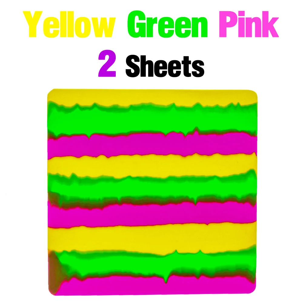 Yellow Green Pink