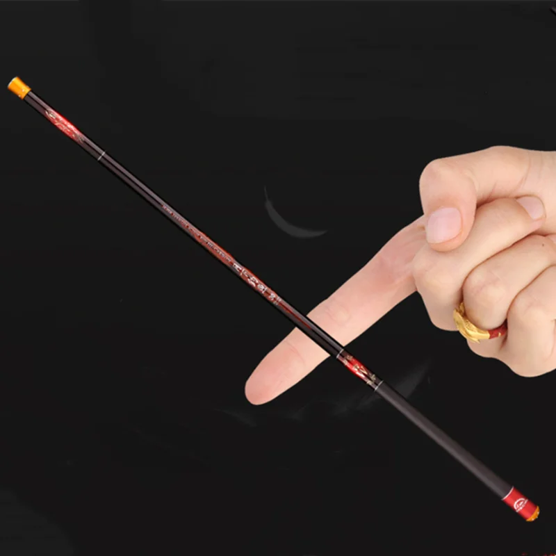 Caña de pescar ultraligera de fibra de carbono, alimentador de viaje portátil, poste de flujo, carpa de agua dulce, tachuela, 3,6 M-7,2 M - imagen 2