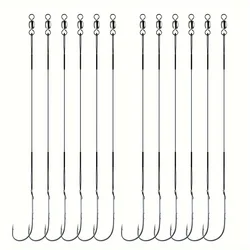 Anzuelos forjados de acero para surfcasting de caña larga