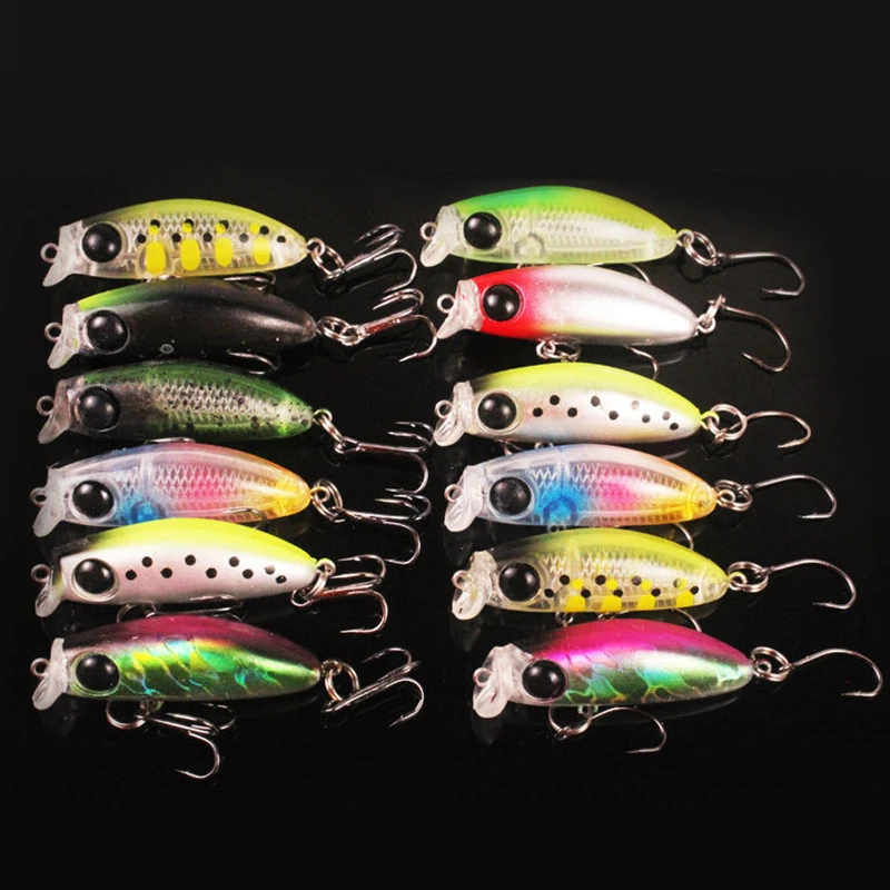 Micro Mino cebo de carretera, Mini flotador, secciones articuladas múltiples, cebo duro, herramientas de pesca de carpa de Lucio curricán, 2G, 39mm, 1 Pc - imagen 2