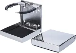 Portavasos Marino Inoxidable 316 – Plegable y Ajustable para Barco