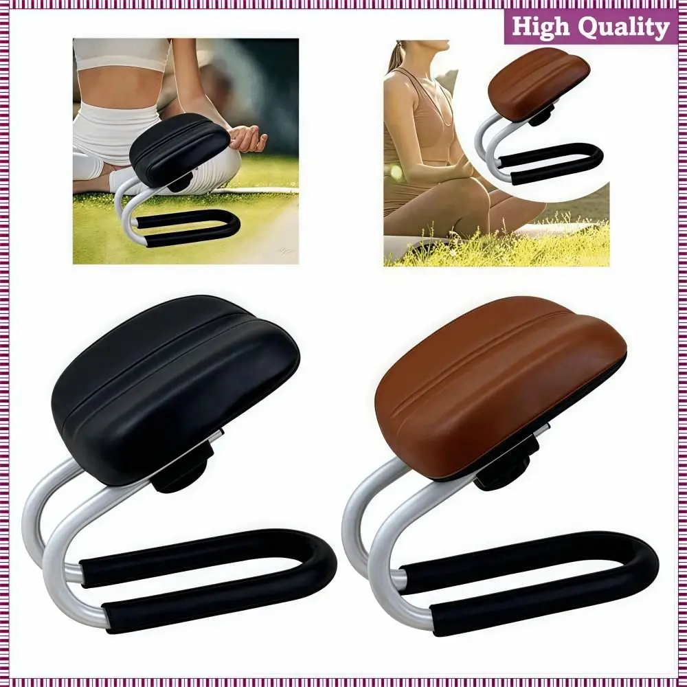 Taburete de meditación para arrodillarse de altura ajustable, banco de oración portátil ergonómico, banco de meditación antideslizante resistente - imagen 3