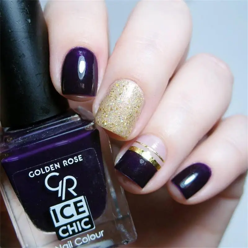 Pegatinas de línea para arte de uñas, accesorios para uñas, líneas onduladas flexibles, fluorescentes, salud y belleza, arco - imagen 3