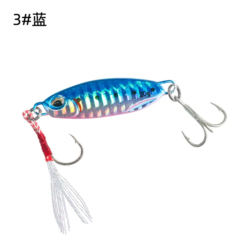 Señuelo de pesca pequeño, Jigbait corto, señuelos artificiales, cebo de Metal duro, anzuelo de simulación, serie japonesa, 1 pieza en oferta - imagen 5
