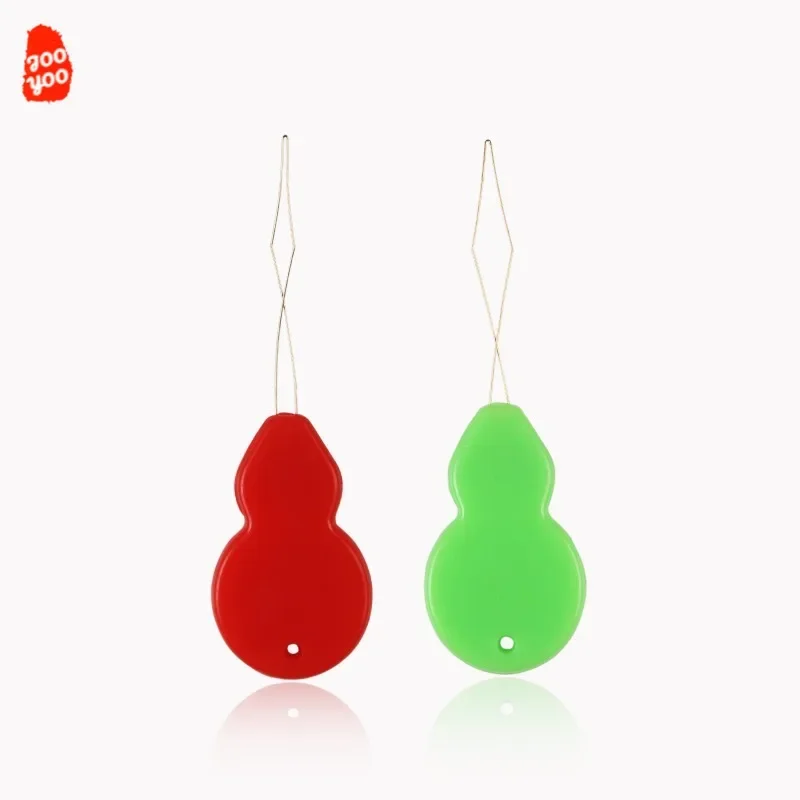 Dispositivo de enhebrado de aguja de calabaza de plástico, dispositivo de plomo para enhebrar carpa europea, máquina de coser, accesorios de equipo de pesca, 4 Uds. - imagen 3