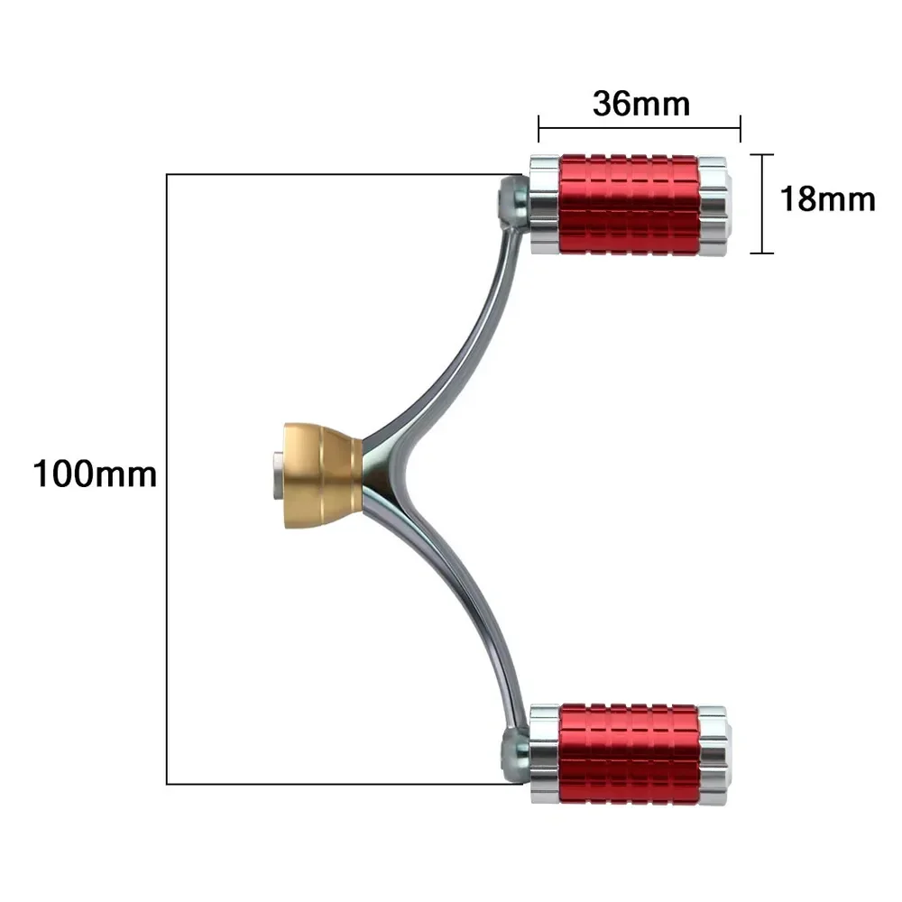 SANLIKE-mango de carretes de pesca de aleación de aluminio para carrete de pesca Daiwa, accesorios de mango de pesca, mango resistente a la corrosión - imagen 2