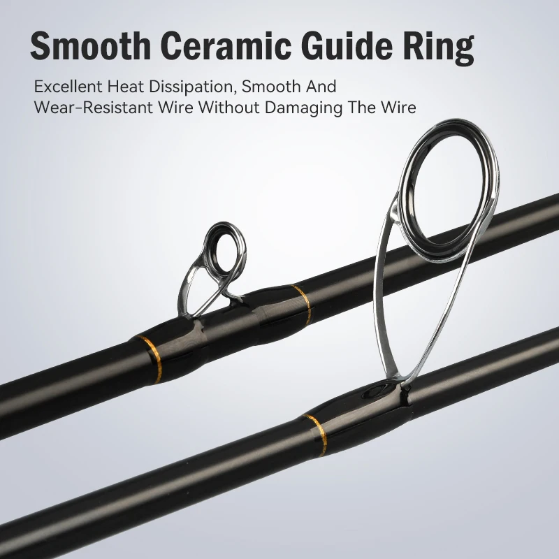 Caña de pescar ultraligera LEYDUN 1,8 m 2,1 m dos puntas caña de Jigging giratoria de acción rápida UL L M ML cañas alimentadoras de viaje de fundición de carbono - imagen 4