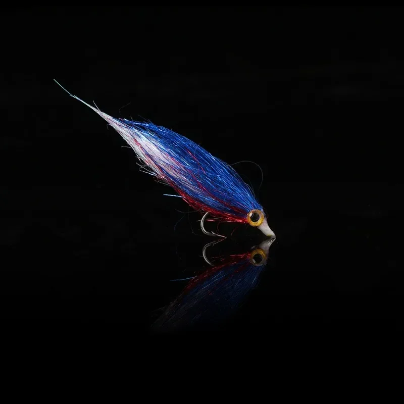 Anzuelo de pesca de seda de hielo, cebo biónico, pequeño, depredador, Mata moscas, suministros de pesca, accesorios, 6 piezas - imagen 3