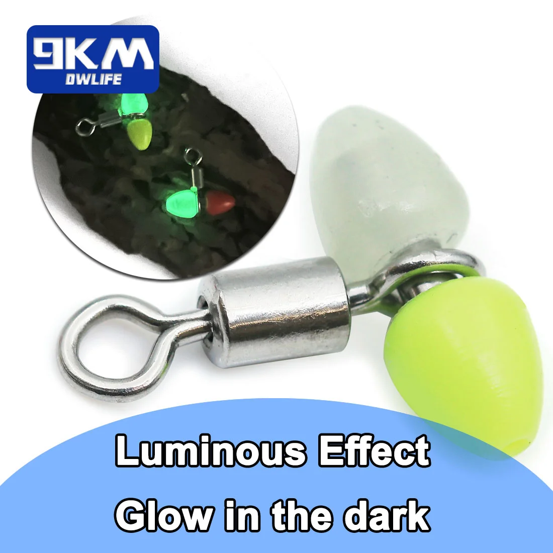 Efecto luminoso brillo en la oscuridad