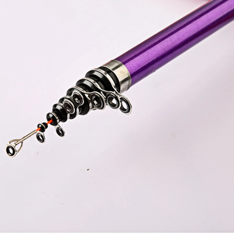 Caña De pescar pequeña De cola suave, portátil, telescópica, articulación corta, largo alcance - imagen 5