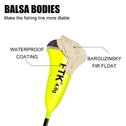 FISH KING Flotador de Pesca Vertical Abeto Barguzinsky