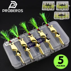 Proberos Cucharas de Pesca – Señuelo spoon reflectante anzuelo triple trucha