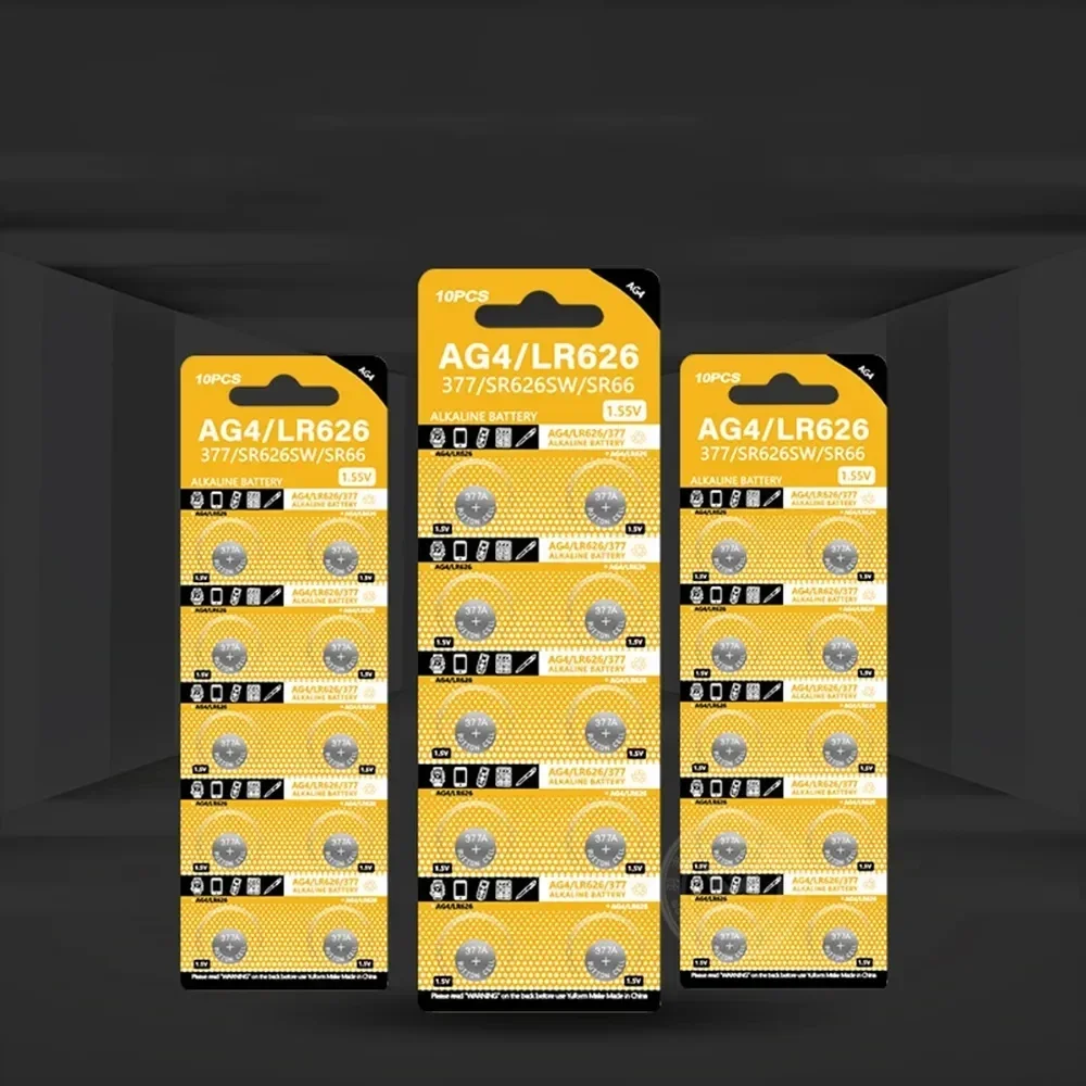 Pilas Botón AG4 LR626 para Relojes – 1,55V Sin Mercurio - imagen 4