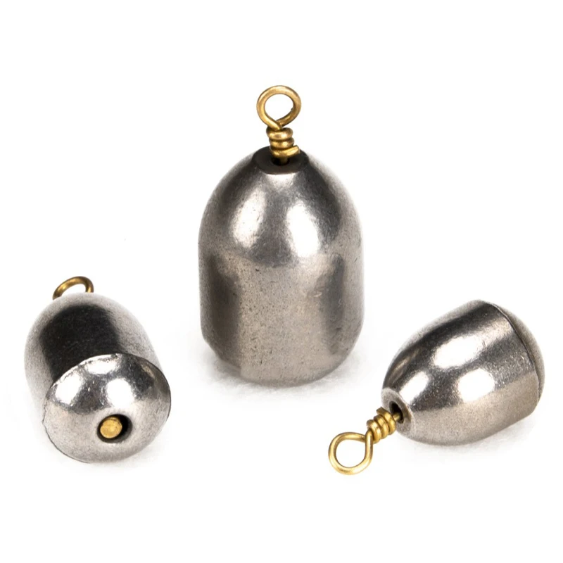 Plomada con anillo guía giratorio de cobre, aleación de hierro, pesas de pesca, herramientas de accesorios de pesca, 4g, 7g, 10g, 14g, 20g - imagen 4