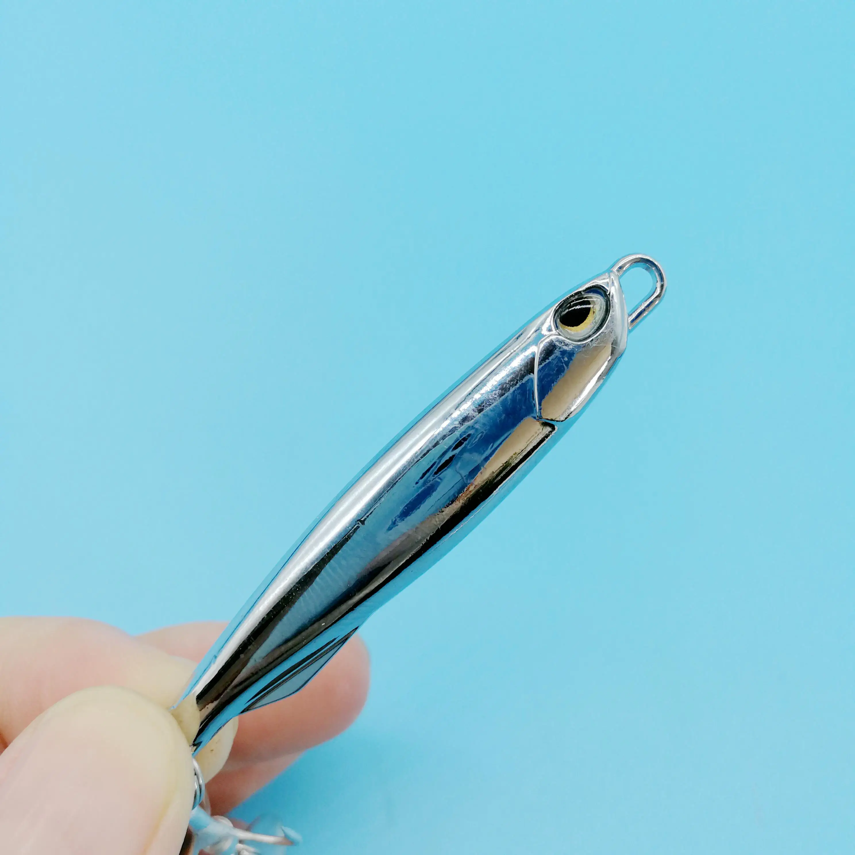 HOOFISH-señuelo de pesca giratorio de Metal plateado, 10 unids/lote, 15g/20g/30g/40g, cuchara giratoria para Jigging, aparejos de pesca de lubina - imagen 3