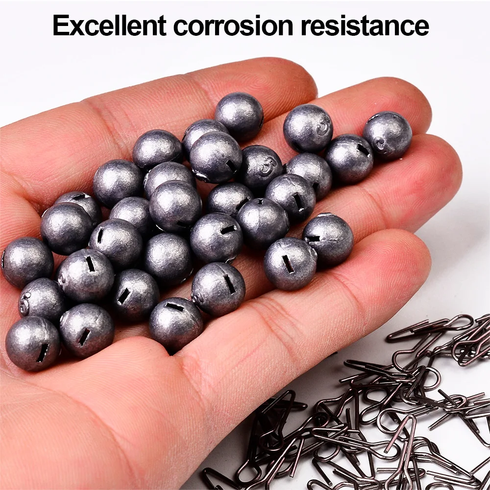 Accesorios de pesca, cabeza de anzuelo con plomo, 3g, 5g, 7g, 10g, 12g, 14g, 18g, 21g, colgante de plomo, colgante redondo, plomos de pesca para señuelo - imagen 5