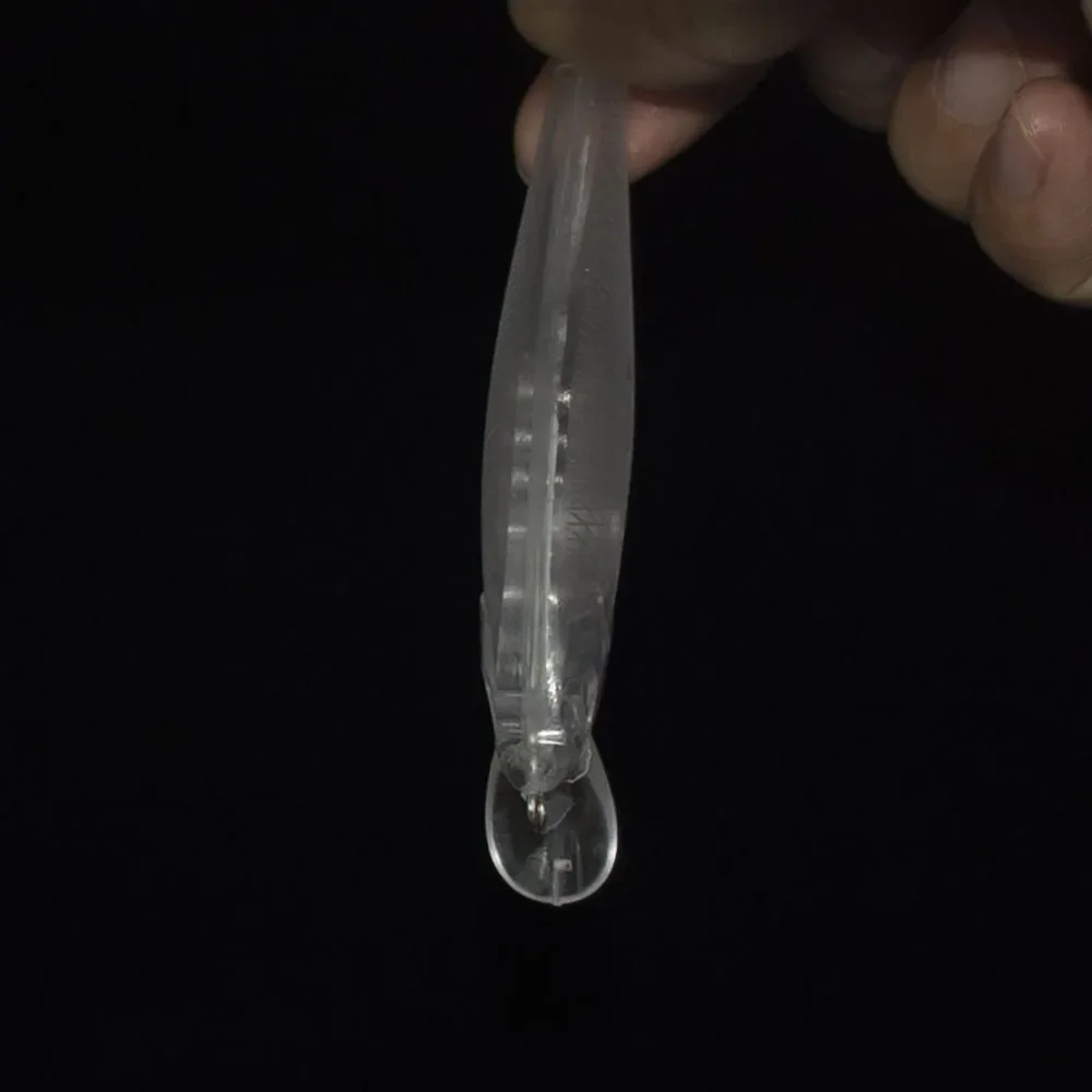 Countbass 10 Uds. Señuelos duros en blanco, 80mm/3,15 "7,8g/0,3oz, cebos duros flotantes para pececillos, cebos de pesca sin pintar, cebos duros, Wobblers - imagen 5