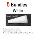 5 bundles White