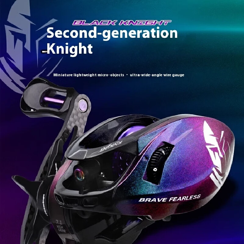 Hasta Knight Carrete Baitcast Carbono Microfibra