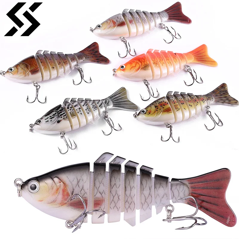 Sougayilang Señuelo Swimbait Articulado Agua Dulce