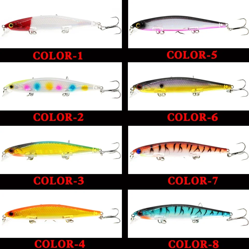 Señuelos de Pesca de 11cm/13,5g, cebo duro de alta calidad, Crankbait, Wobbler, aparejos de pesca, Leurre Peche para Lucio - imagen 5