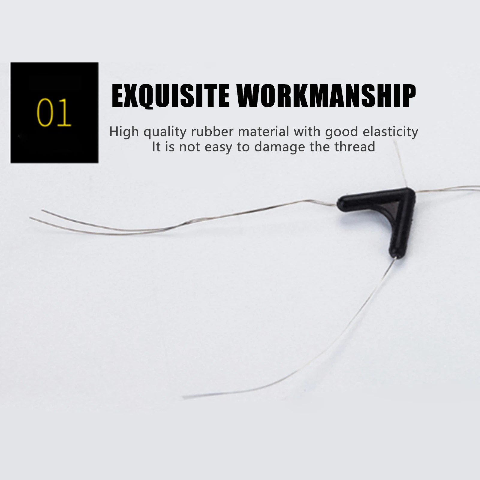 50 unids/set de divisores de línea secundaria de pesca, dispositivo de Contactor de anzuelos dobles, ajuste y separación de bifurcaciones, accesorios de equipo de pesca - imagen 4