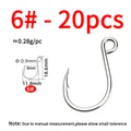 20pcs size 6