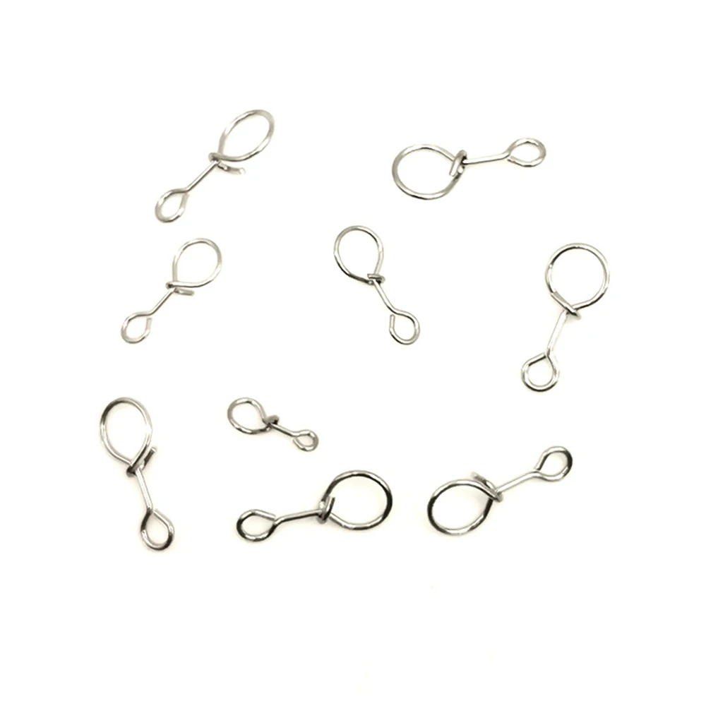 Conectores giratorios pesca 5-13cm – Anillo conexión rápida para mosca
