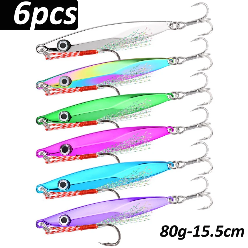 80g-With  hook 6pcs