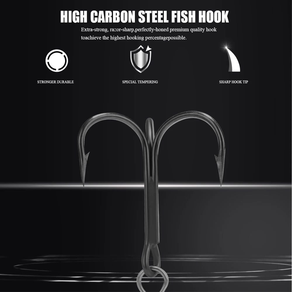 FTK 6g 12g 16g cebo giratorio de Metal señuelo de pesca con anzuelo triple pelo duro cebo Artificial Spinner señuelo lentejuelas lubina Pike - imagen 5