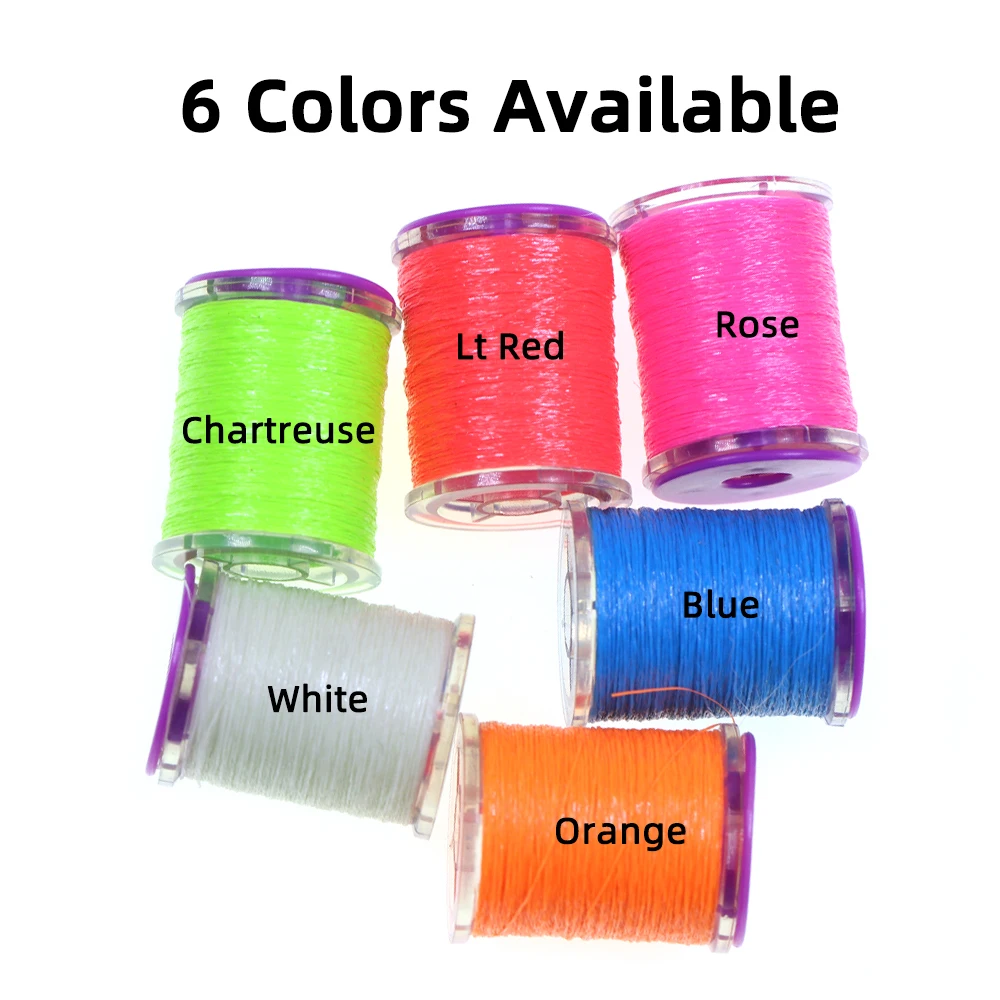 Wifreo-anzuelo de ayuda de oropel luminoso, 6 colores, plantilla, señuelo, aparejo Sabiki, Streamer, Midge, Ninfa, cuerpo, ala, piernas, cola, atado de moscas, Material - imagen 4