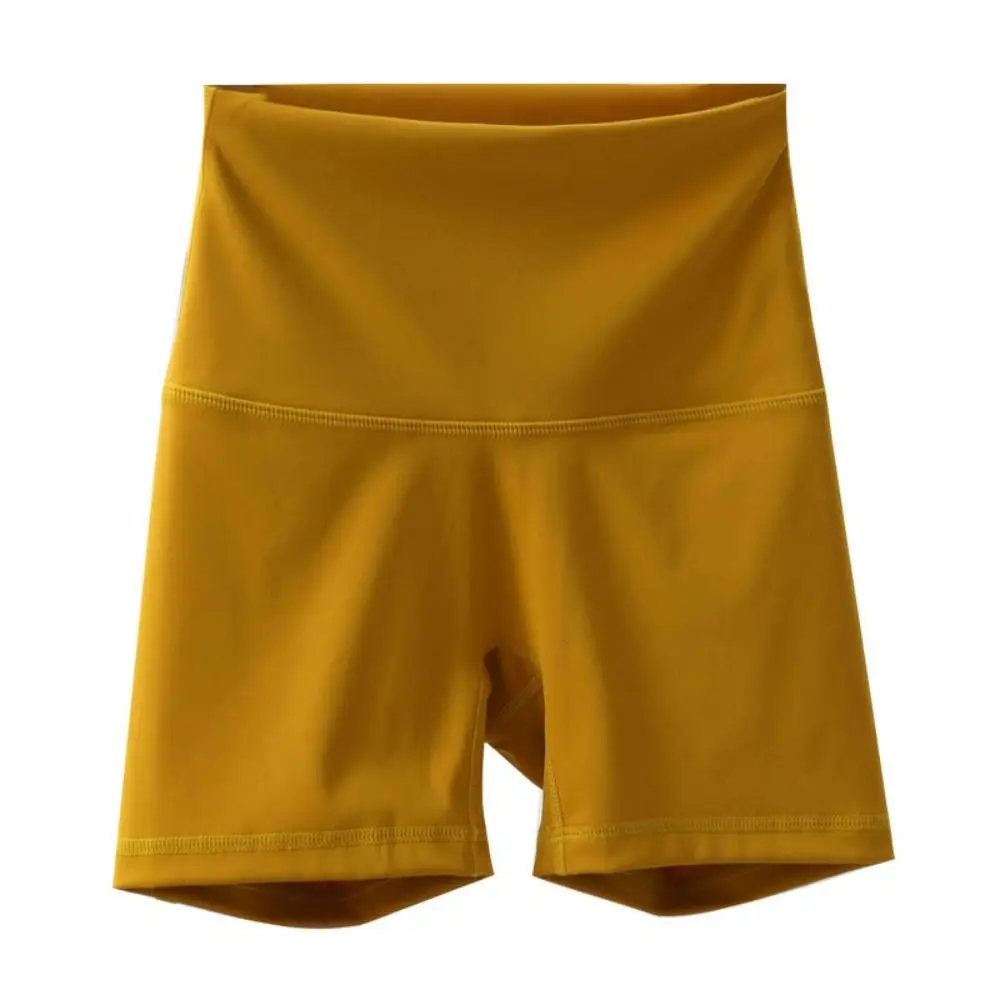 Pantalones cortos deportivos de nailon de alta elasticidad, pantalones cortos para correr con diseño de elevación de glúteos elásticos de secado rápido, pantalones cortos de Yoga con ajuste de compresión de 3 pulgadas de longitud - imagen 4