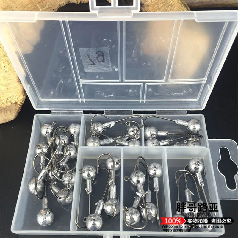 PAGEBASS 3g 5g 7g 10g manivela plantilla cabeza gancho pesca anzuelo cabeza plantilla señuelo cebo duro gusano suave anzuelo para pesca PAGEBASS - imagen 5