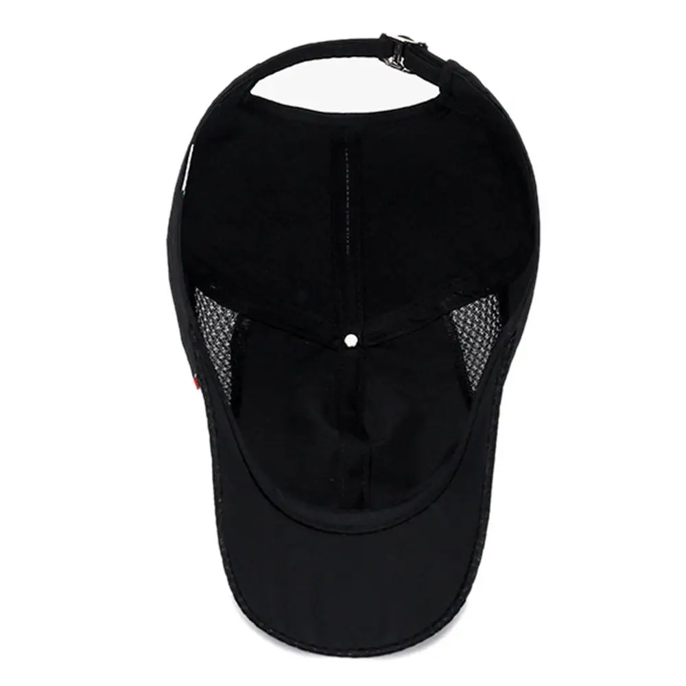 Gorra de béisbol de algodón para exteriores, gorro ajustable de secado rápido, Snapback de malla, para el sol - imagen 5