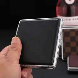Caja metálica negra doble capa para señuelos de pesca