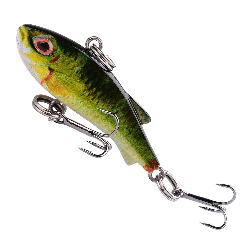 Señuelo de Pesca VIB, 1 unidad, 42mm/4,2g, todo tipo de capas, ojos 3D, Wobbler, cebos artificiales de plástico duro, aparejos de Pesca de carpa - imagen 5