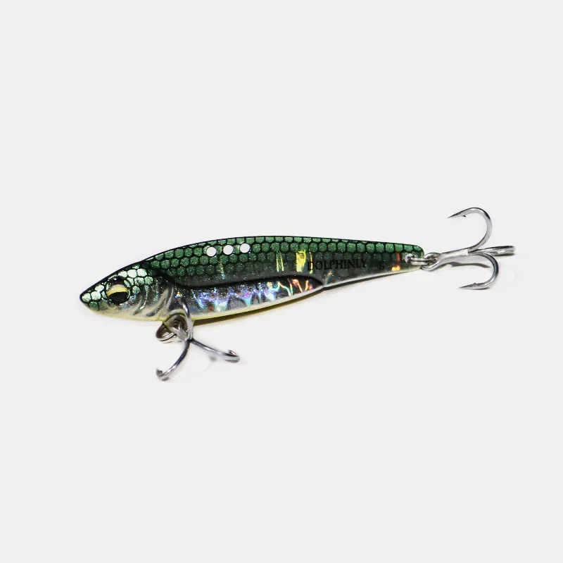 Swimbait metálico con cucharilla giratoria – Hundible para agua salada - imagen 5