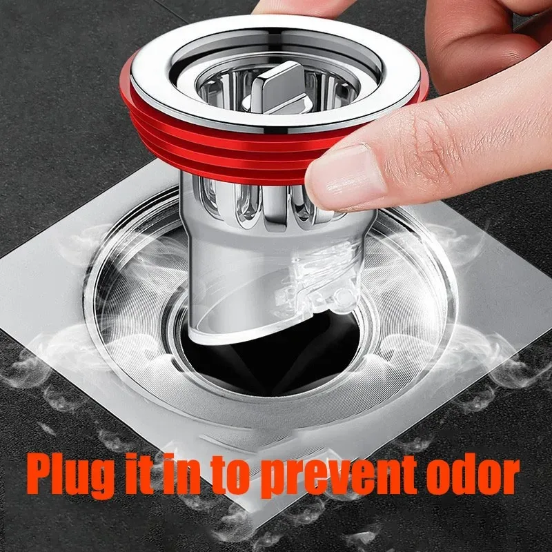 Núcleo de drenaje de suelo antiolor, dispositivo de drenaje de inodoro, filtro de núcleo interno, tubería de alcantarillado a prueba de insectos - imagen 2