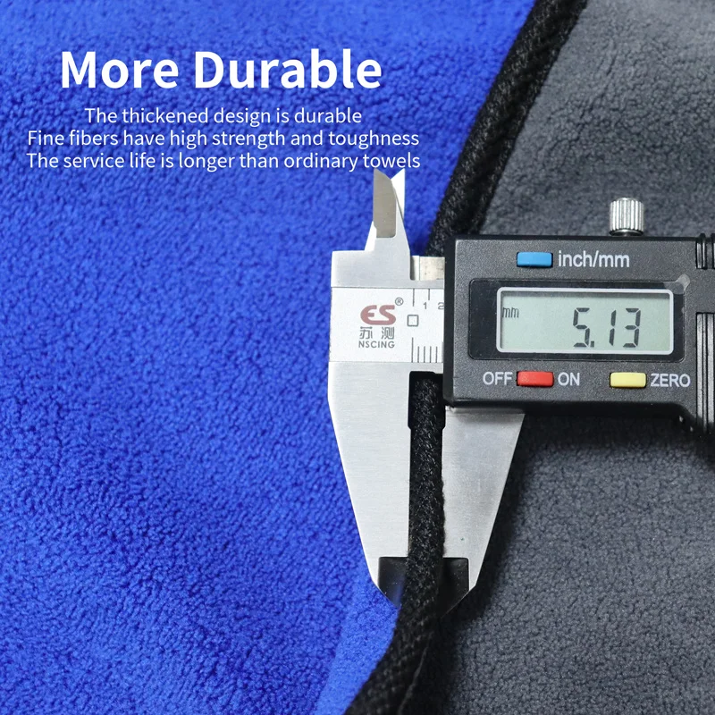 Toalla absorbente de limpieza de pesca gruesa, tela profesional absorbente de agua para deportes al aire libre, herramienta de pesca, paño de limpieza para el hogar - imagen 5