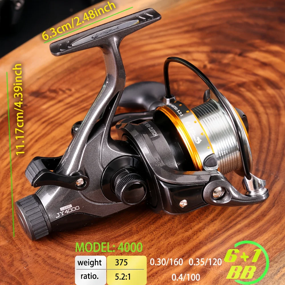 BAKAWA 2025 nuevo carrete de pesca giratorio 3000 4000 6000 rodamiento 6 + 1 carrete giratorio taza de Metal rueda de pesca giratoria carretes de pesca - imagen 5