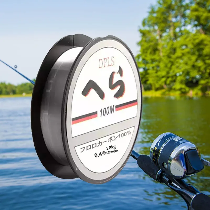 Sedal de pesca de nailon transparente, alambre de monofilamento súper fuerte que se hunde de 100M, hilo de pescar de Material japonés de alta calidad para carpa - imagen 5