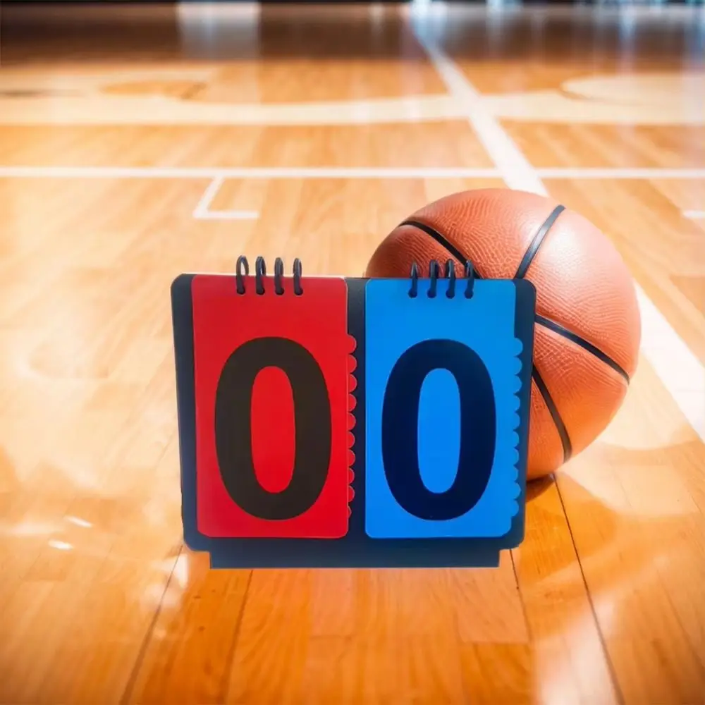 Marcador de baloncesto Manual, contador de mesa de 4 dígitos, marcador de puntuación, marcador de puntuación multifuncional - imagen 3