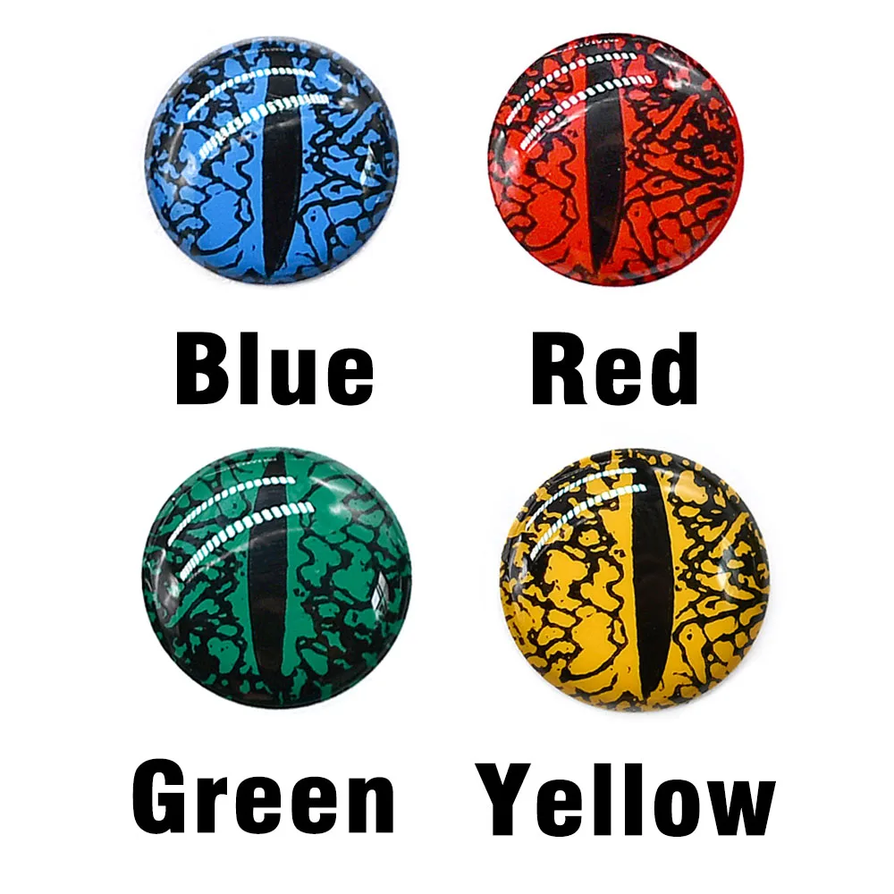 Señuelo de Ojos de pesca 3D, anzuelos holográficos de 6mm, 8mm, 10mm y 12mm, para manualidades, 100 unids/lote por paquete - imagen 3