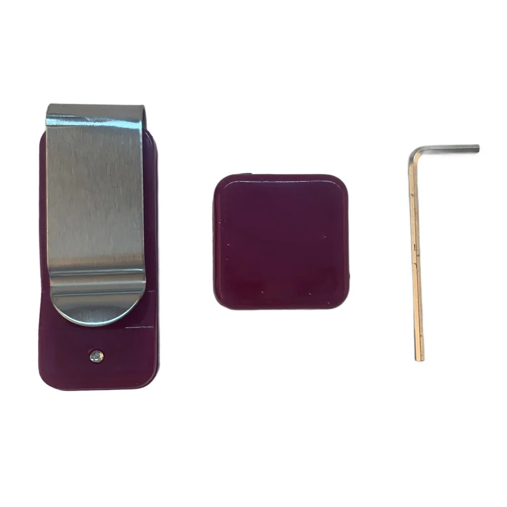 Accesorios de billar, cubierta de tiza de billar de plástico, Mini soporte magnético de tiza para piscina, Clip para cinturón, Mini equipo de tiza para billar - imagen 3