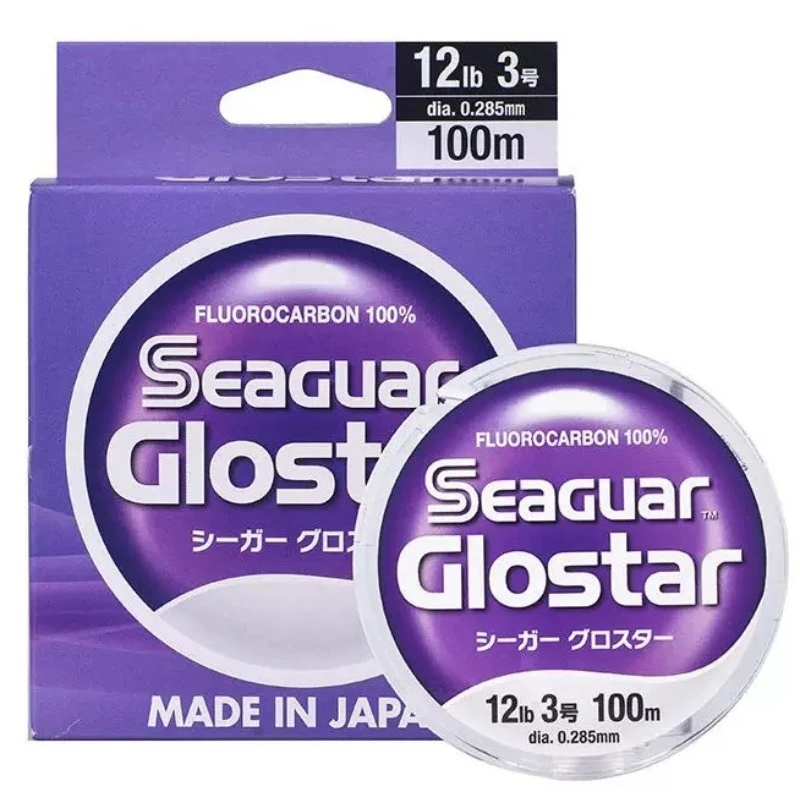 SEAGUAR GLOSTAR Star 50 aniversario 4-70LB pesca en roca marina 100% línea de fluorocarbono sublínea cable principal