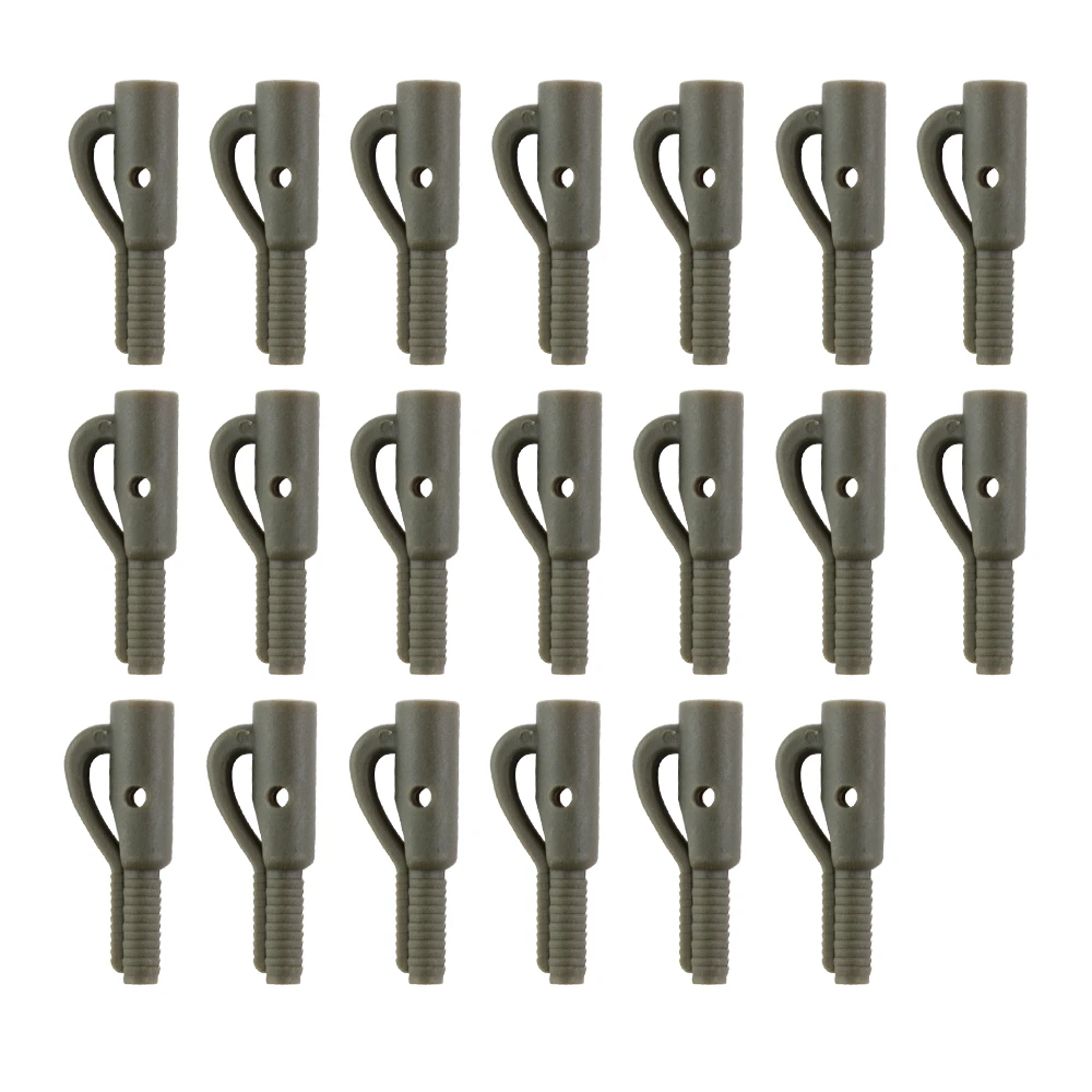 Hirisi-Clips de plomo de seguridad para pesca de carpa con aguja de cebo, aparejos de pesca giratorios y a presión, accesorios de pesca de carpa - imagen 4