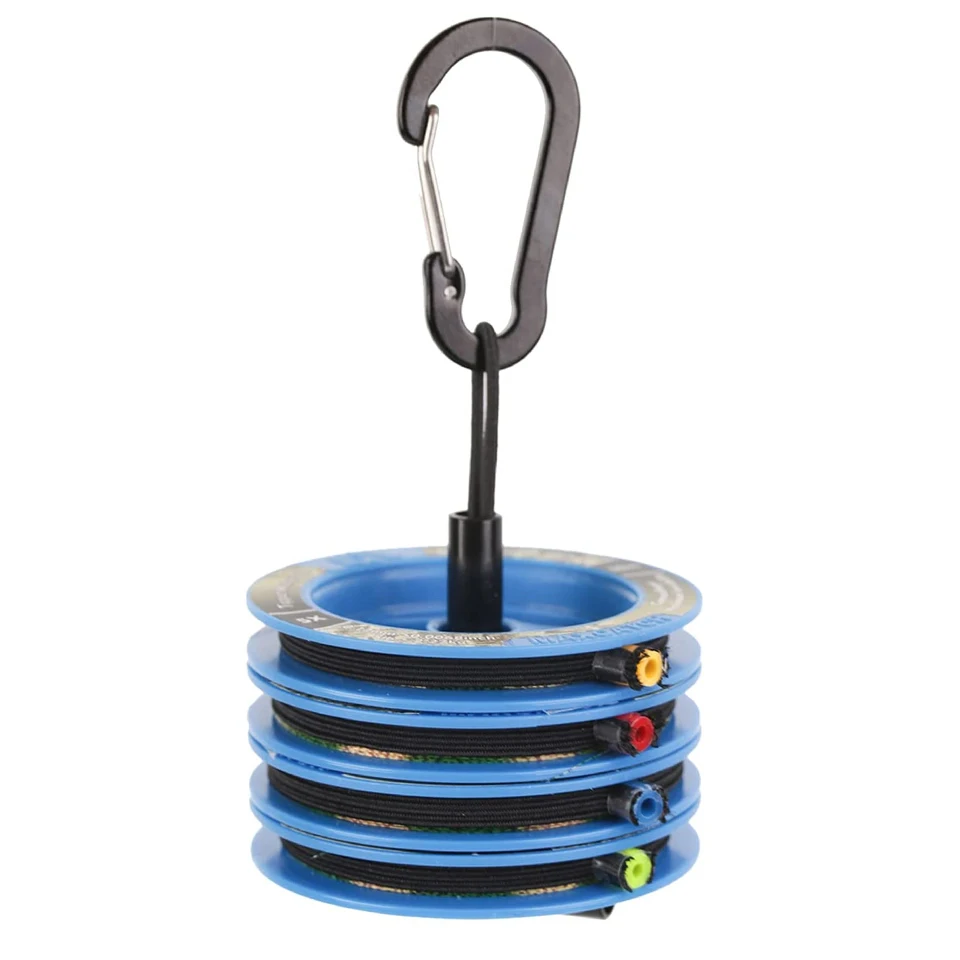 Línea Tippet de pesca con mosca Invisible camaleón Maximumcatch con soporte para Tippet y carrete tierno 1X-6X 50M - imagen 5