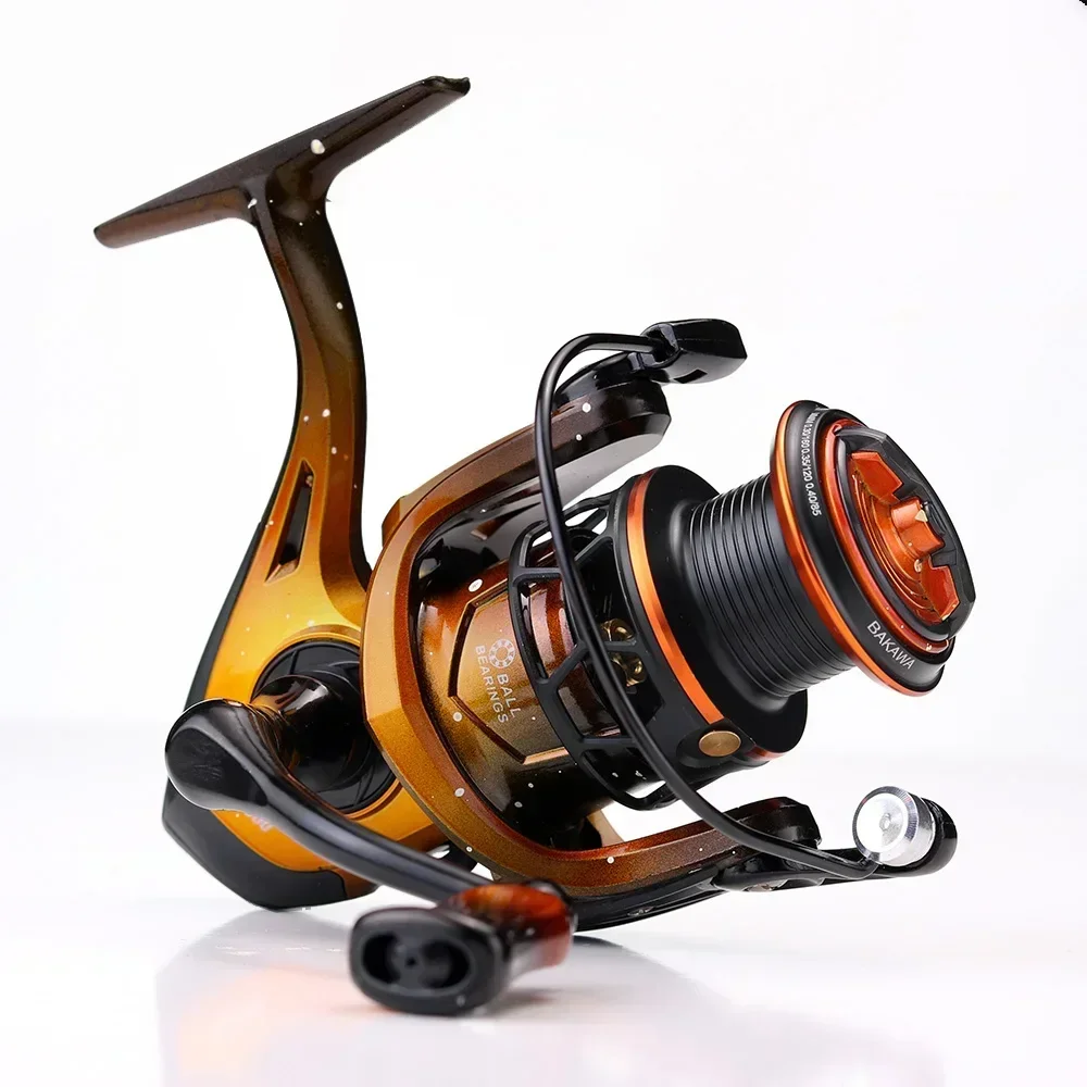 un carrete de pesca de alto rendimiento diseñado para precisión y durabilidad