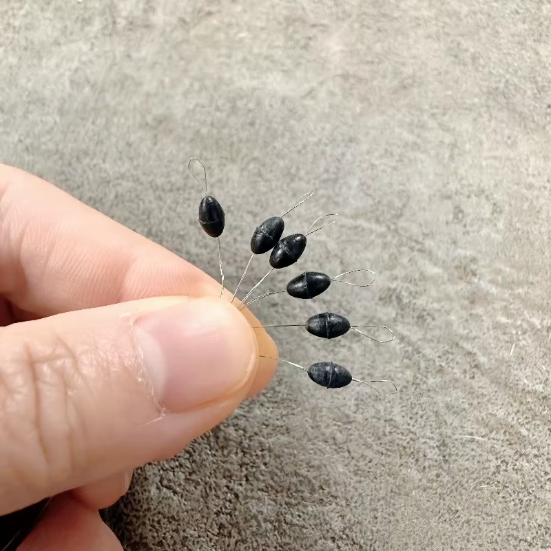 Topes de silicona ovalados para flotador de carpa